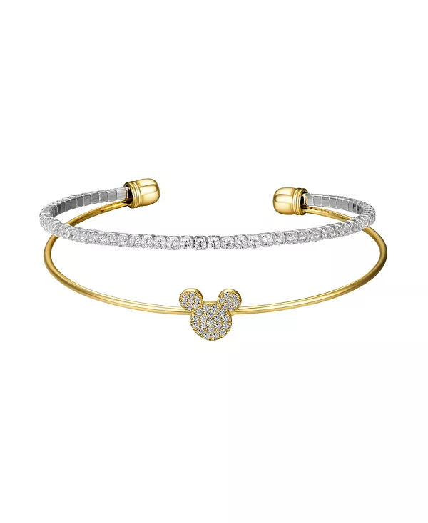 Браслет-Манжета с Микки Маусом из кубического циркония Disney, two-tone
Браслет-Манжета с Микки Маусом из кубического циркония Disney, two-tone
