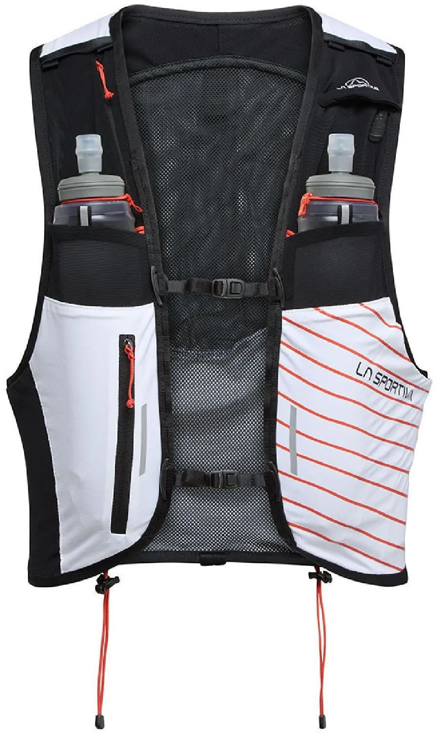 Ультралегкий трейловый жилет для гидратации объемом 10 литров La Sportiva, White/Cherry Tomato
Ультралегкий трейловый жилет для гидратации объемом 10 литров La Sportiva, White/Cherry Tomato