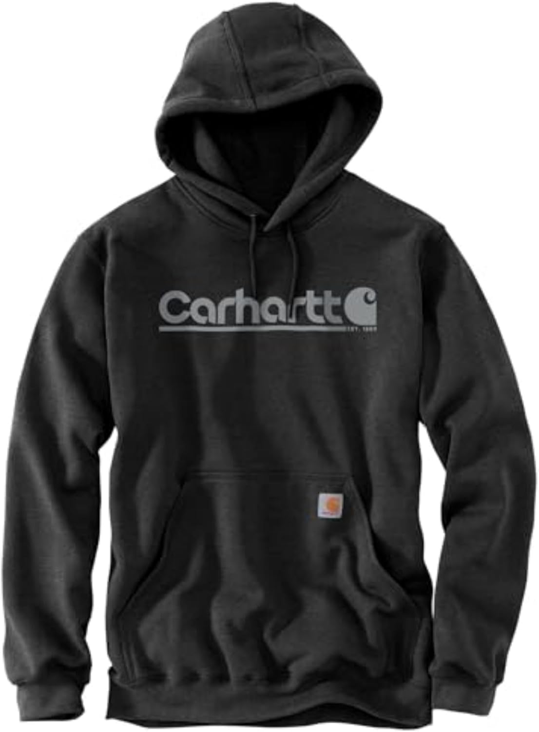 Толстовка Carhartt мужская Rain Defender, свободный крой, средний вес, с логотипом и принтом, Carbon Heather
Толстовка Carhartt мужская Rain Defender, свободный крой, средний вес, с логотипом и принтом, Carbon Heather