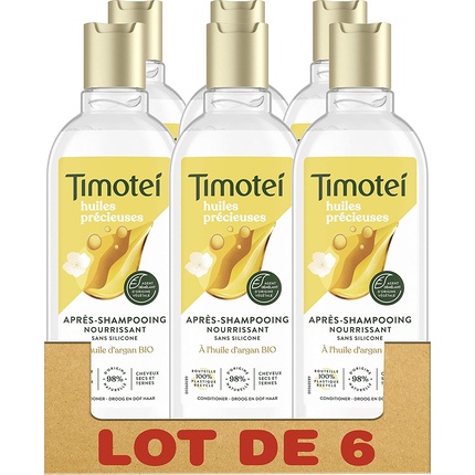 Питательный женский кондиционер с органическим маслом арганы и цветками жасмина для сухих и тусклых волос 300 мл - Упаковка из 6 шт Timotei
Питательный женский кондиционер с органическим маслом арганы и цветками жасмина для сухих и тусклых волос 300 мл - Упаковка из 6 шт Timotei