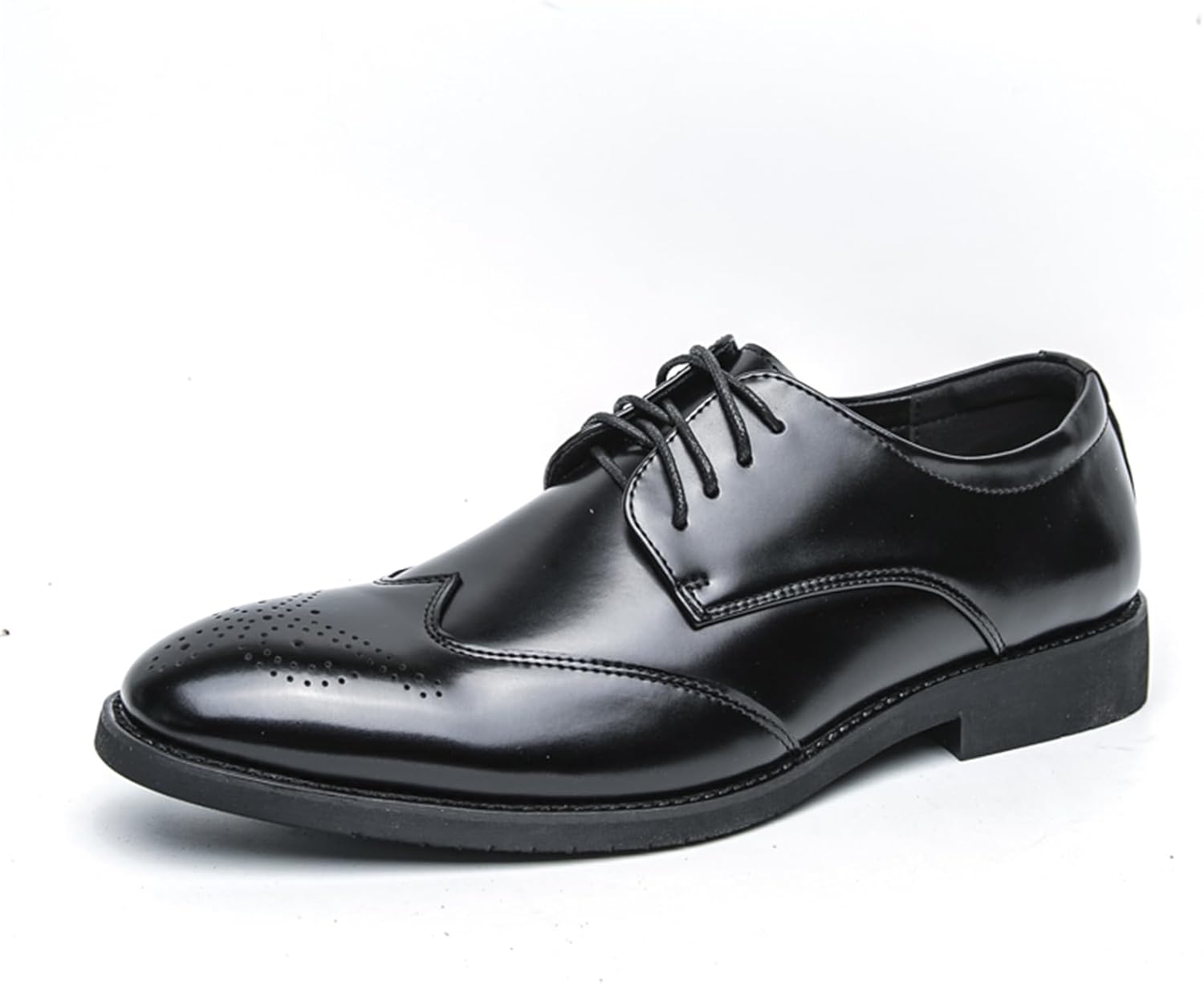 Мужские оксфорды с переплетением Brogue и крыльями из лакированной кожи Houdbdol, черный
Мужские оксфорды с переплетением Brogue и крыльями из лакированной кожи Houdbdol, черный