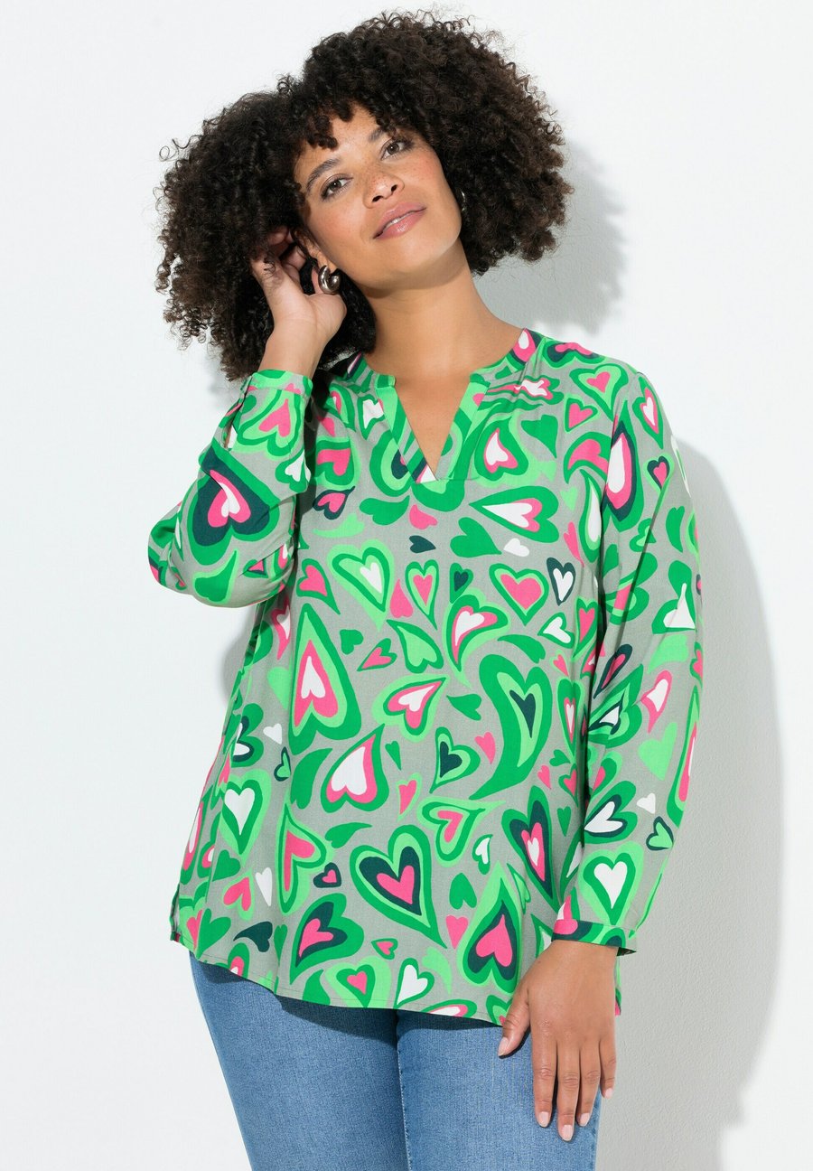 Блуза Angel of Style HERZMUSTER -AUSSCHNITT LANGARM, Blue/Green/Light Blue
Блуза Angel of Style HERZMUSTER -AUSSCHNITT LANGARM, Blue/Green/Light Blue