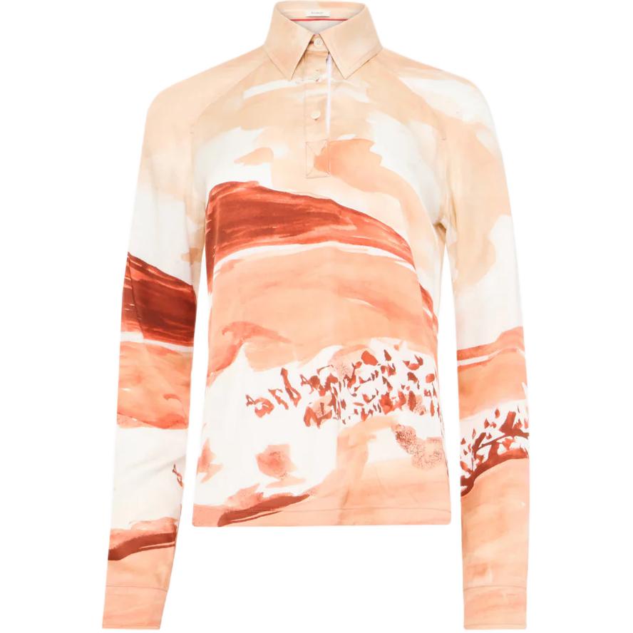 Рубашка с художественным принтом JW Anderson, красный
Рубашка с художественным принтом JW Anderson, красный