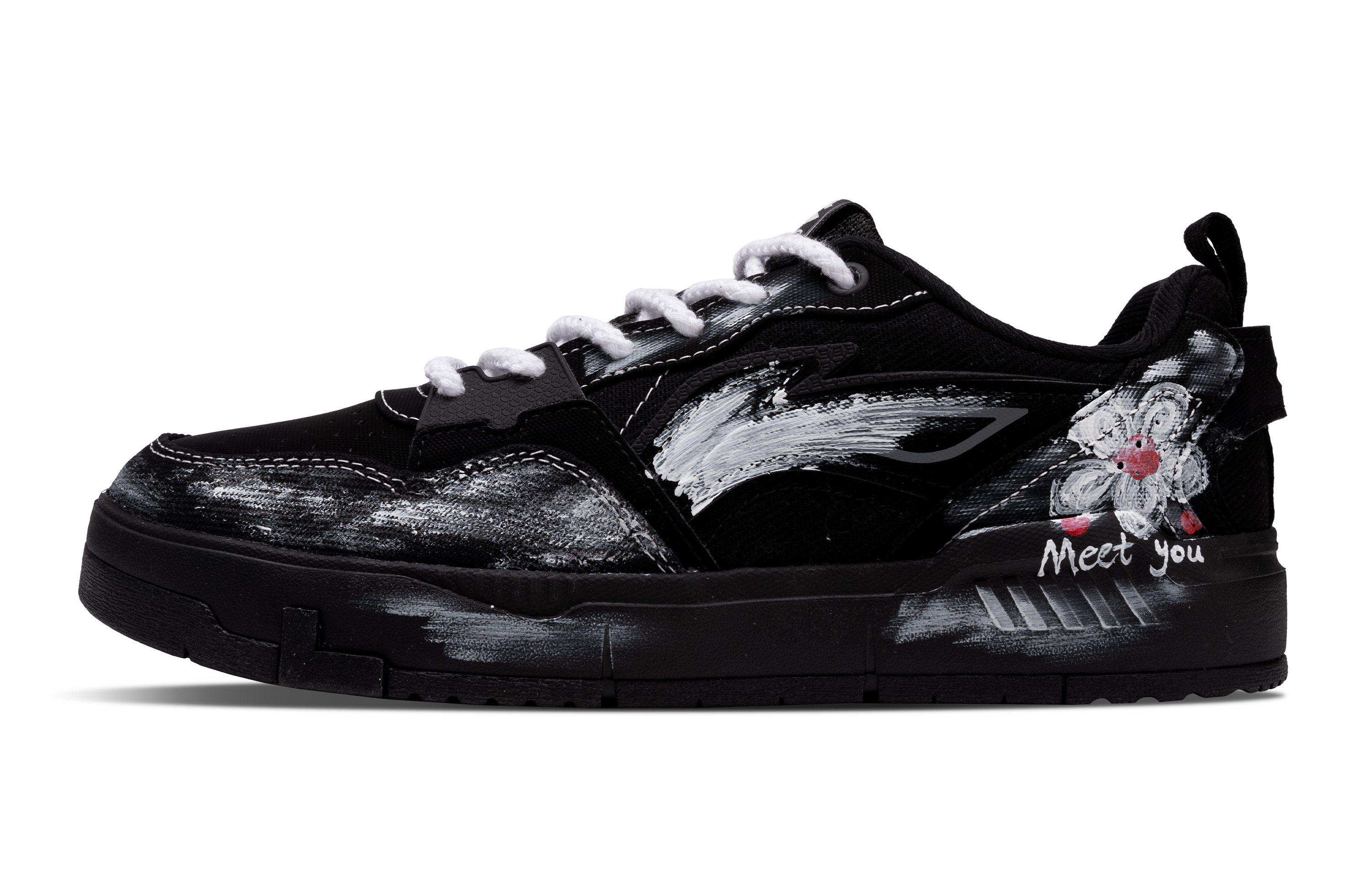 LINING Кроссовки для скейтбординга Yuan Chu, легкие, противоскользящие и износостойкие, мужские, черно-белые
LINING Кроссовки для скейтбординга Yuan Chu, легкие, противоскользящие и износостойкие, мужские, черно-белые