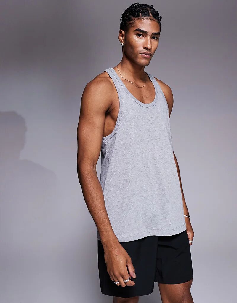4505 Icon Хлопковый топ-стрингер с Быстросохнущей отделкой серого цвета 
4505 Icon Хлопковый топ-стрингер с Быстросохнущей отделкой серого цвета