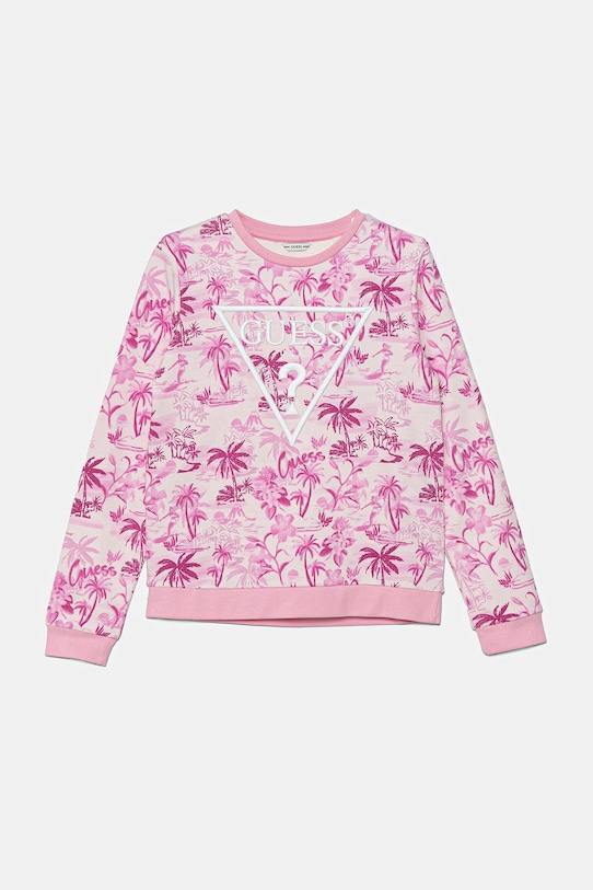 Детская хлопковая толстовка Guess, розовый
Детская хлопковая толстовка Guess, розовый