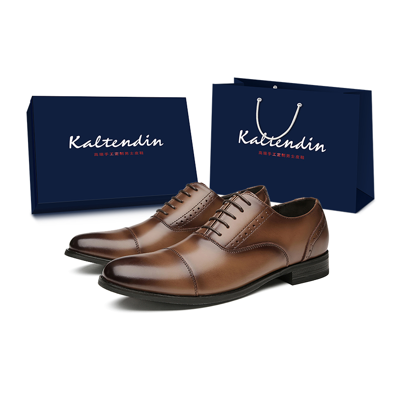 Kaltendin Винтажные классические кожаные туфли мужские из коровьей кожи коричневые, цвет Brown
Kaltendin Винтажные классические кожаные туфли мужские из коровьей кожи коричневые, цвет Brown