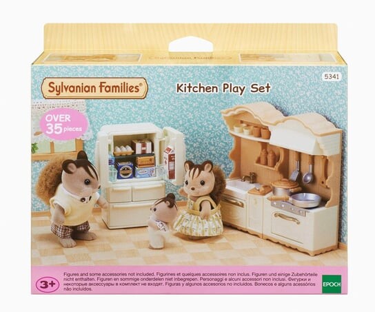 Sylvanian Families, коллекционные фигурки, деревенский кухонный гарнитур с холодильником и аксессуарами
Sylvanian Families, коллекционные фигурки, деревенский кухонный гарнитур с холодильником и аксессуарами