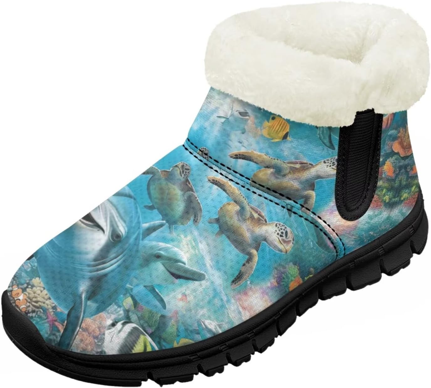 Детские зимние ботинки для девочек с меховой подкладкой, с короткой подошвой, противоскользящие, легкие уличные теплые ботинки для малышей Pointodoor, Dolphin Turtle
Детские зимние ботинки для девочек с меховой подкладкой, с короткой подошвой, противоскользящие, легкие уличные теплые ботинки для малышей Pointodoor, Dolphin Turtle