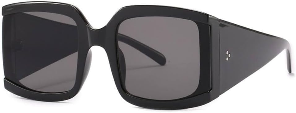 Панк-солнцезащитные очки квадратной формы для женщин, модные зеркальные очки для мужчин, большие черные солнцезащитные очки для женщин, популярные очки UV400 MTZJH, Black Black
Панк-солнцезащитные очки квадратной формы для женщин, модные зеркальные очки для мужчин, большие черные солнцезащитные очки для женщин, популярные очки UV400 MTZJH, Black Black