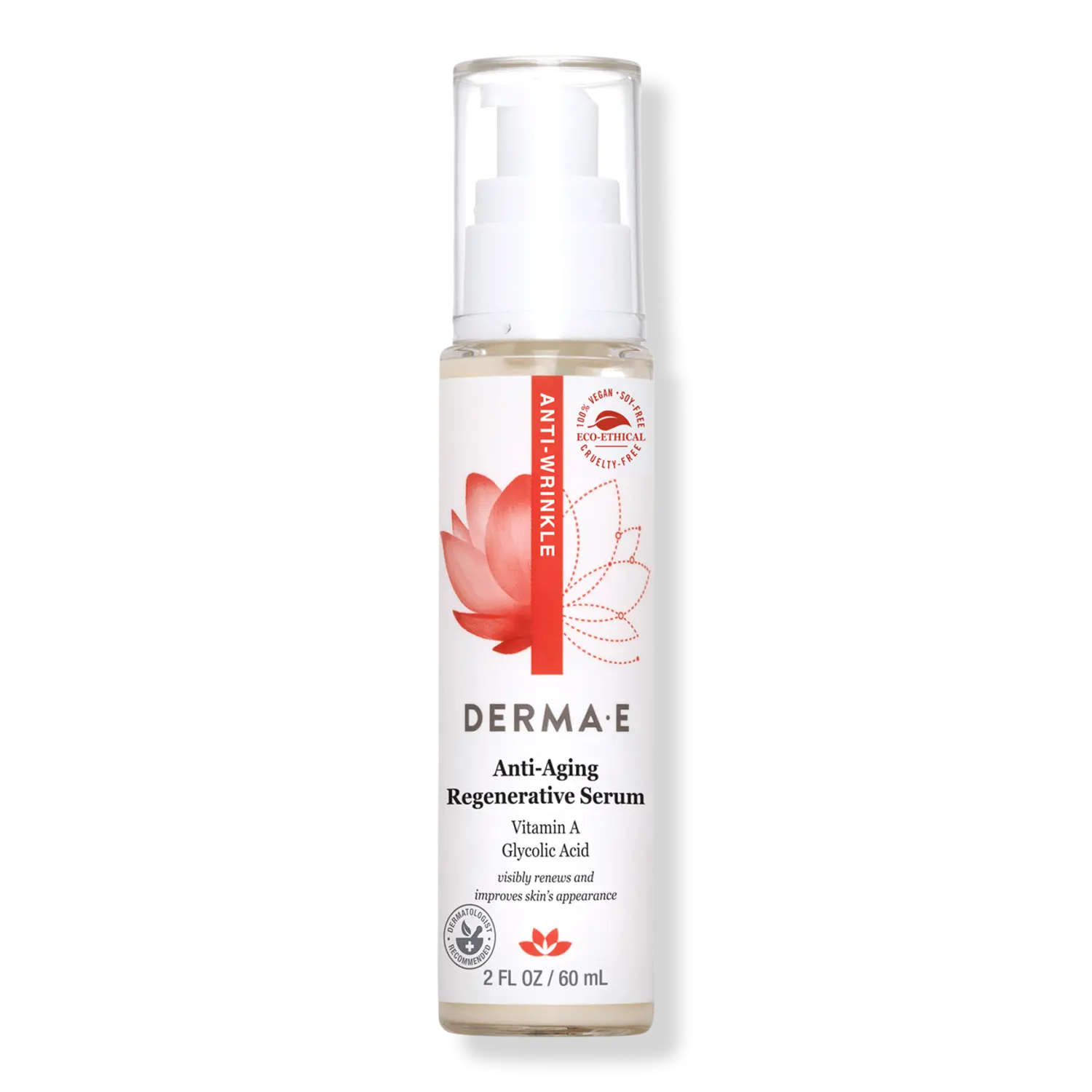 Омолаживающая регенерирующая сыворотка DERMA E
Омолаживающая регенерирующая сыворотка DERMA E