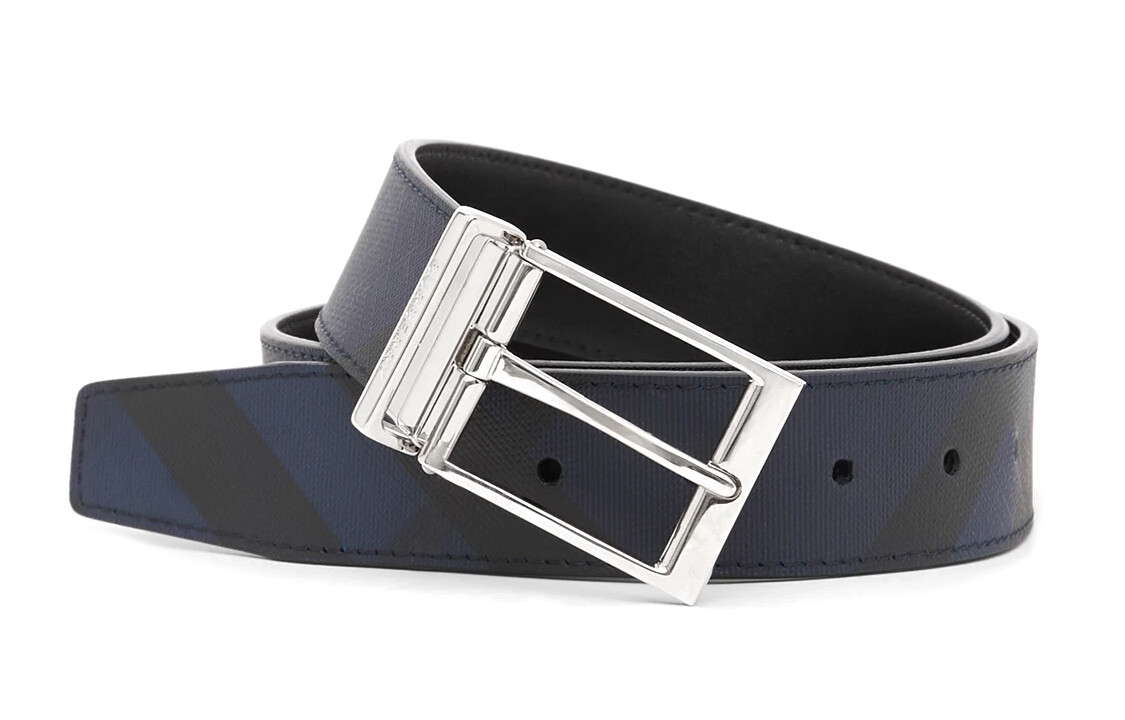 Ремень мужской кожаный Burberry London, темно-синий
Ремень мужской кожаный Burberry London, темно-синий