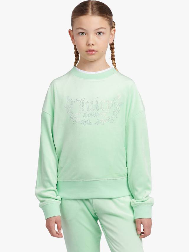 Детский свитшот с логотипом Juicy Couture, Green Ash
Детский свитшот с логотипом Juicy Couture, Green Ash