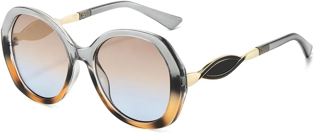 Ретро-солнцезащитные очки овальной формы с градиентным переходом цвета для женщин, контрастная оправа неправильной формы, модные повседневные очки для мужчин с защитой от УФ-излучения UV400 VVTWSSW, Grey Tea Blue
Ретро-солнцезащитные очки овальной формы с градиентным переходом цвета для женщин, контрастная оправа неправильной формы, модные повседневные очки для мужчин с защитой от УФ-излучения UV400 VVTWSSW, Grey Tea Blue