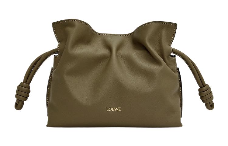 Сумка через плечо Flamenco Nappa из телячьей кожи, миниатюрная женская сумка, темный хаки зеленый LOEWE
Сумка через плечо Flamenco Nappa из телячьей кожи, миниатюрная женская сумка, темный хаки зеленый LOEWE