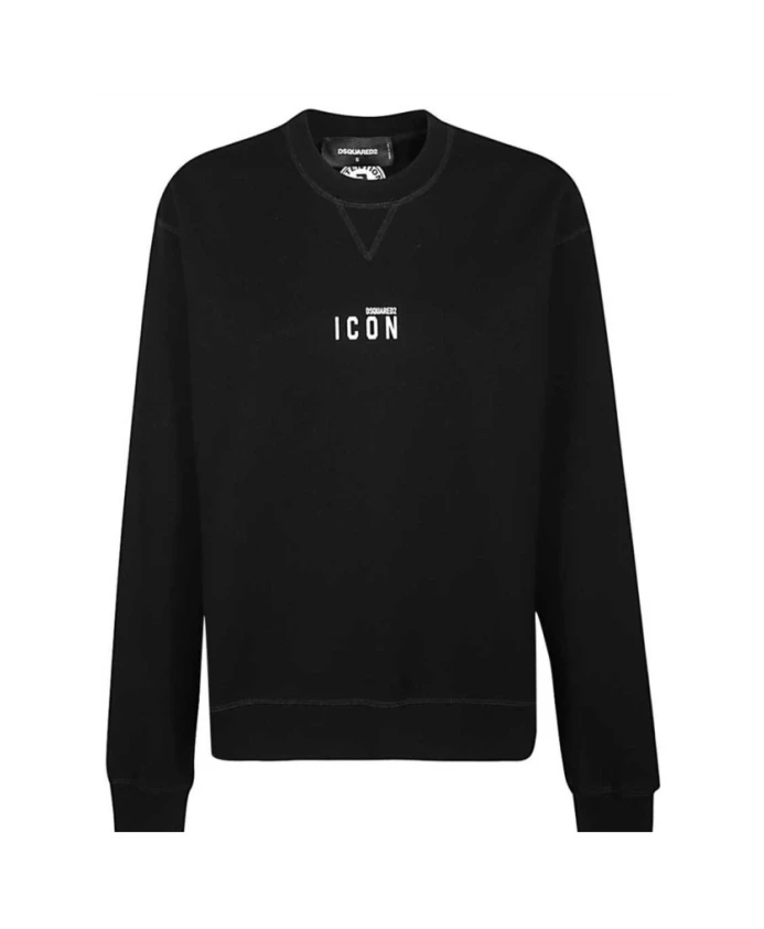 Черный хлопковый свитер Dsquared2, черный
Черный хлопковый свитер Dsquared2, черный