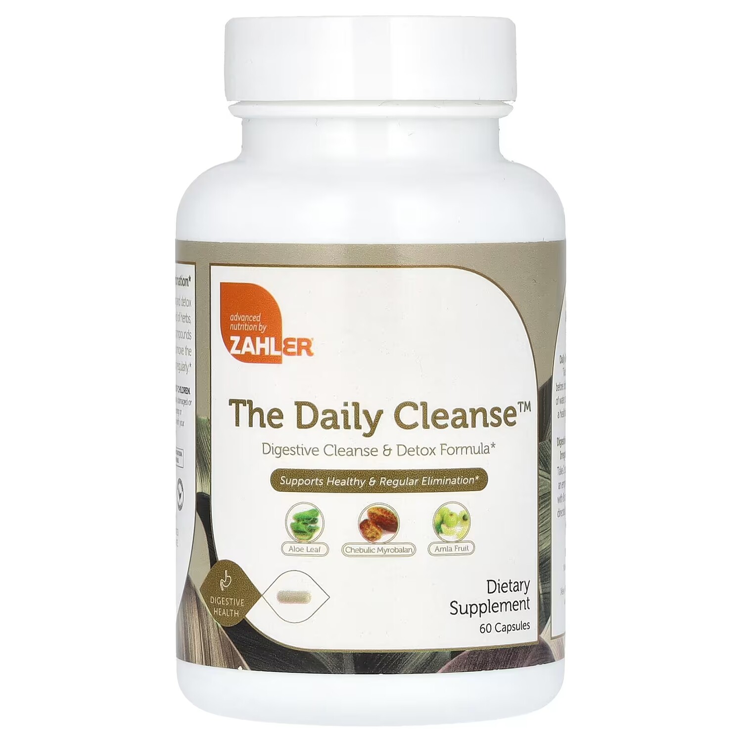 Добавка Zahler The Daily Cleanse для пищеварения, 60 капсул
Добавка Zahler The Daily Cleanse для пищеварения, 60 капсул