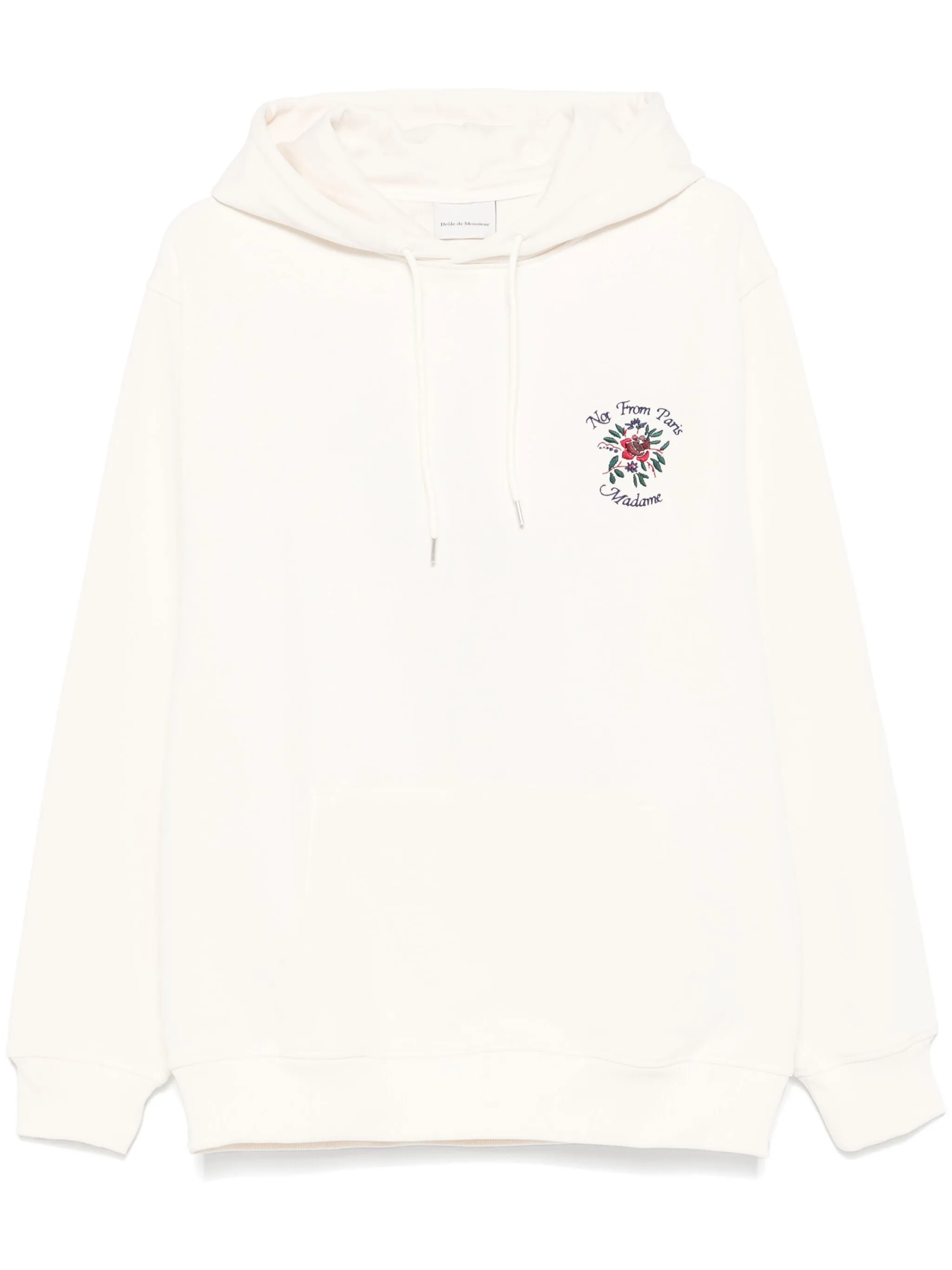 Худи с вышитым логотипом Drôle De Monsieur, белый
Худи с вышитым логотипом Drôle De Monsieur, белый