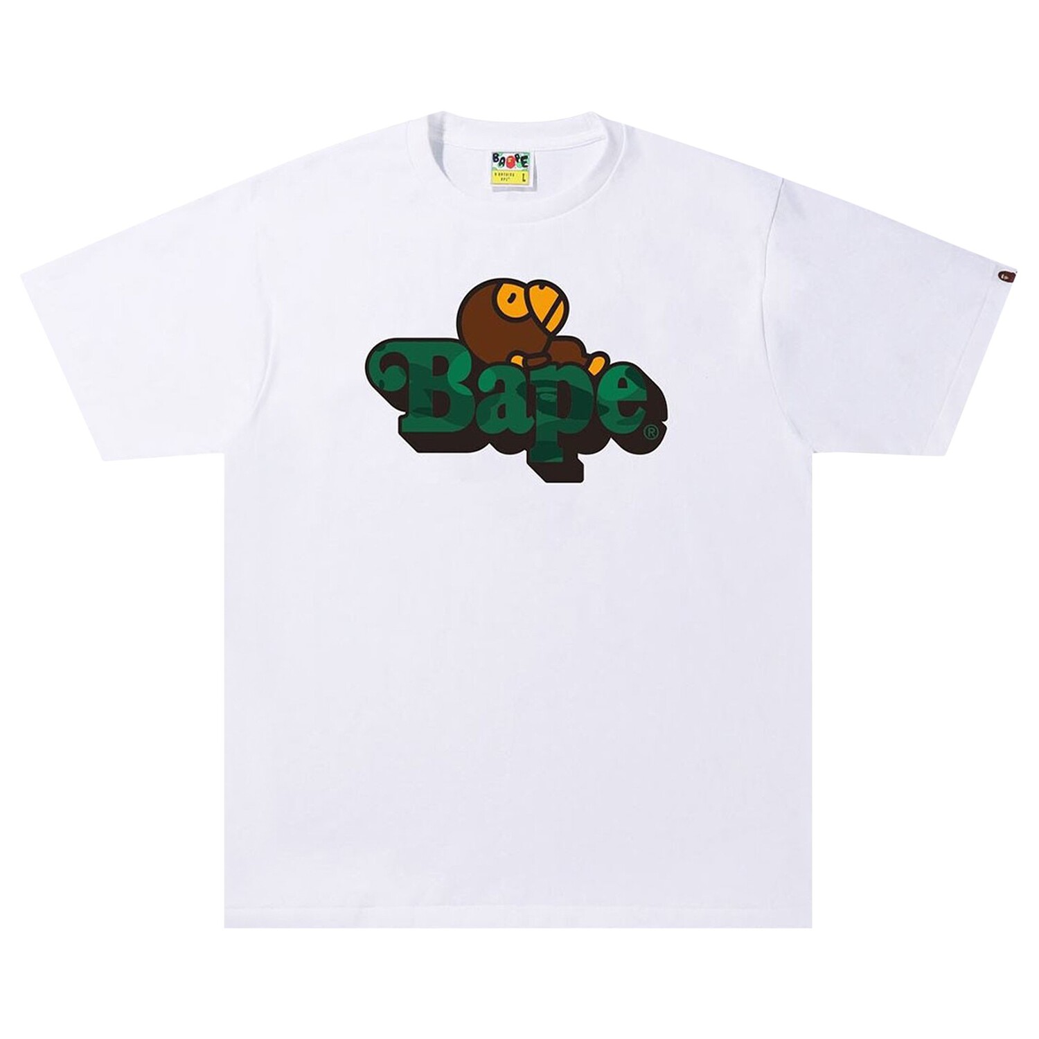 Футболка BAPE Color Camo C Milo On, Белый/Зеленый
Футболка BAPE Color Camo C Milo On, Белый/Зеленый