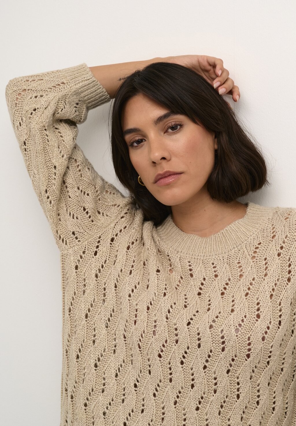 Вязаный свитер KALENA Kaffe, серый
Вязаный свитер KALENA Kaffe, серый