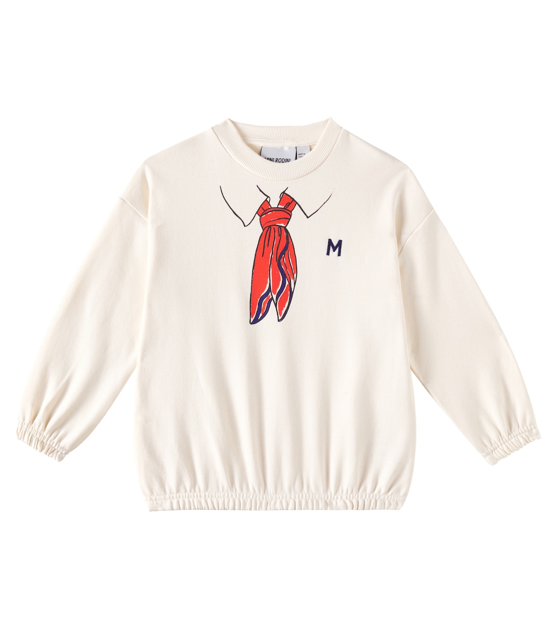 Толстовка из хлопкового джерси Mini Rodini, белый
Толстовка из хлопкового джерси Mini Rodini, белый