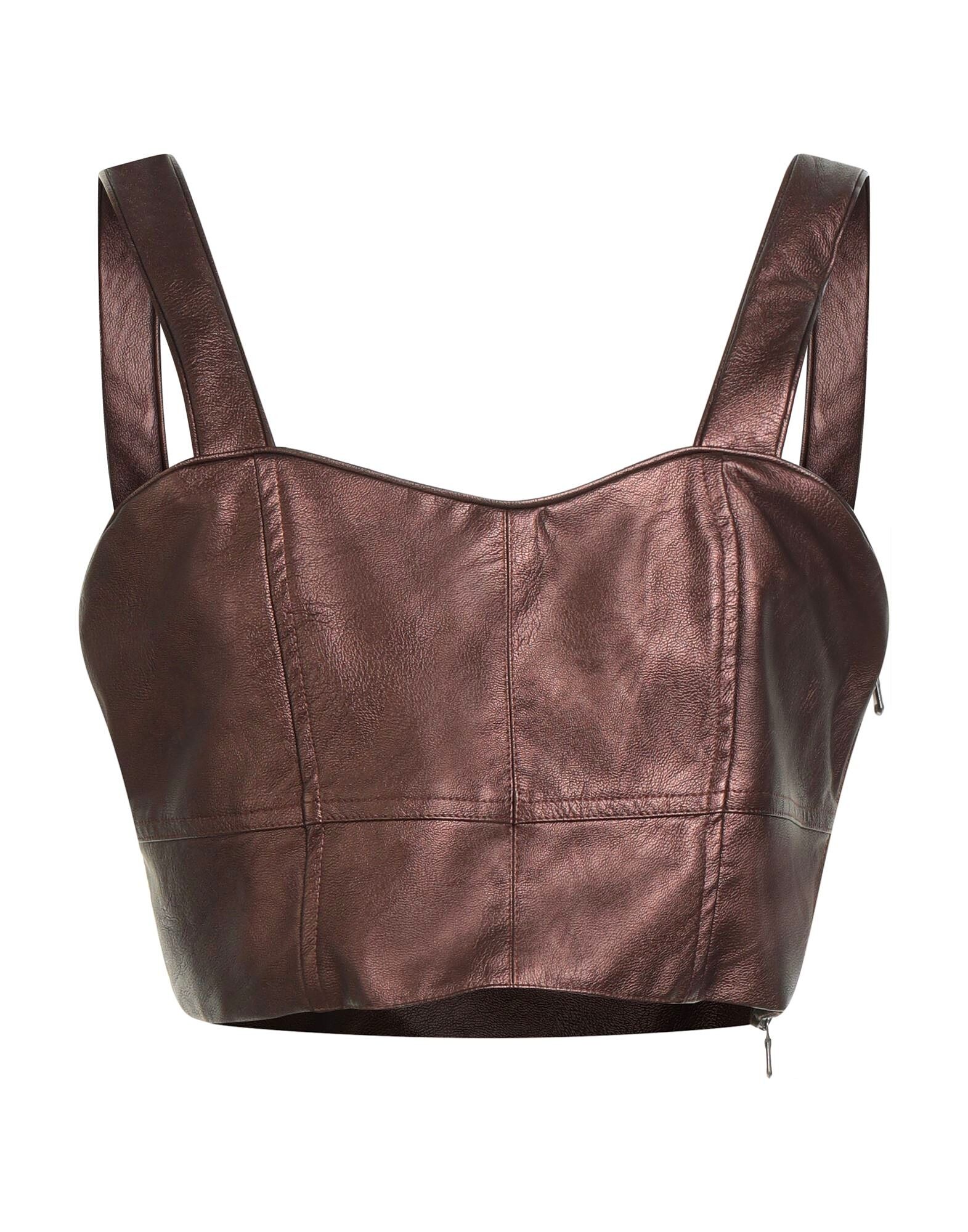 Кроп-топ Shirtaporter, коричневый
Кроп-топ Shirtaporter, коричневый