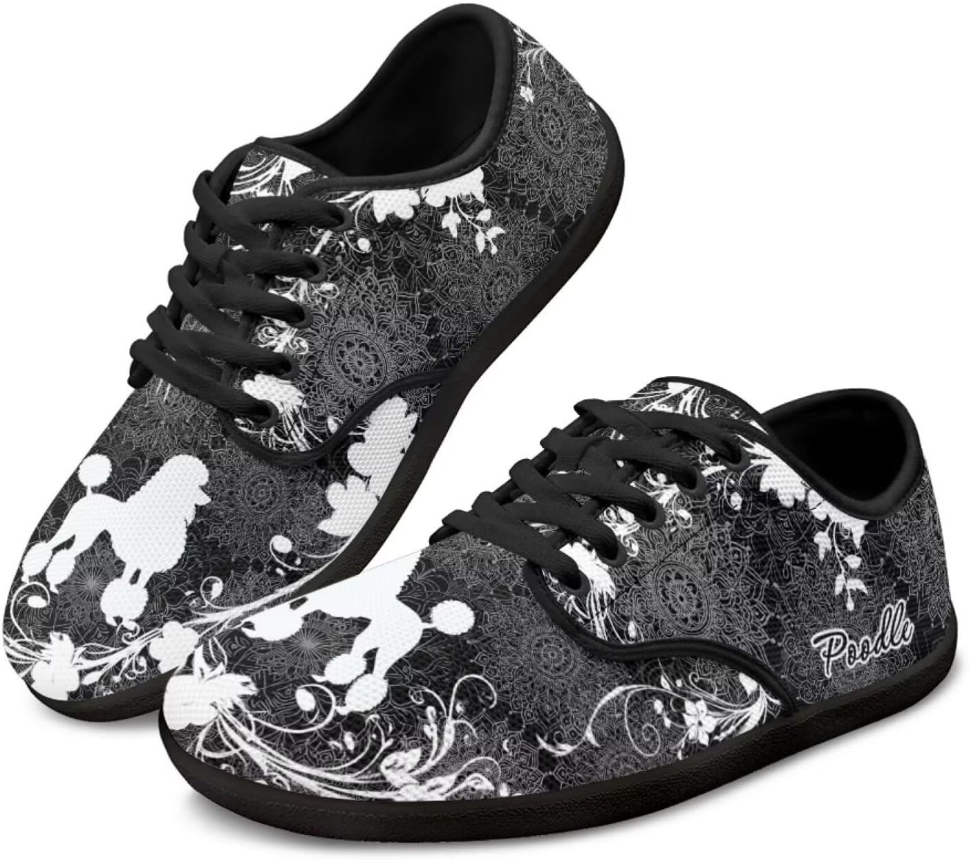 Женские минималистичные кроссовки для ходьбы с широким носком, легкие, без застежек, теннисные кроссовки для женщин и мужчин Pointodoor, Poodle Boho Mandala Print
Женские минималистичные кроссовки для ходьбы с широким носком, легкие, без застежек, теннисные кроссовки для женщин и мужчин Pointodoor, Poodle Boho Mandala Print