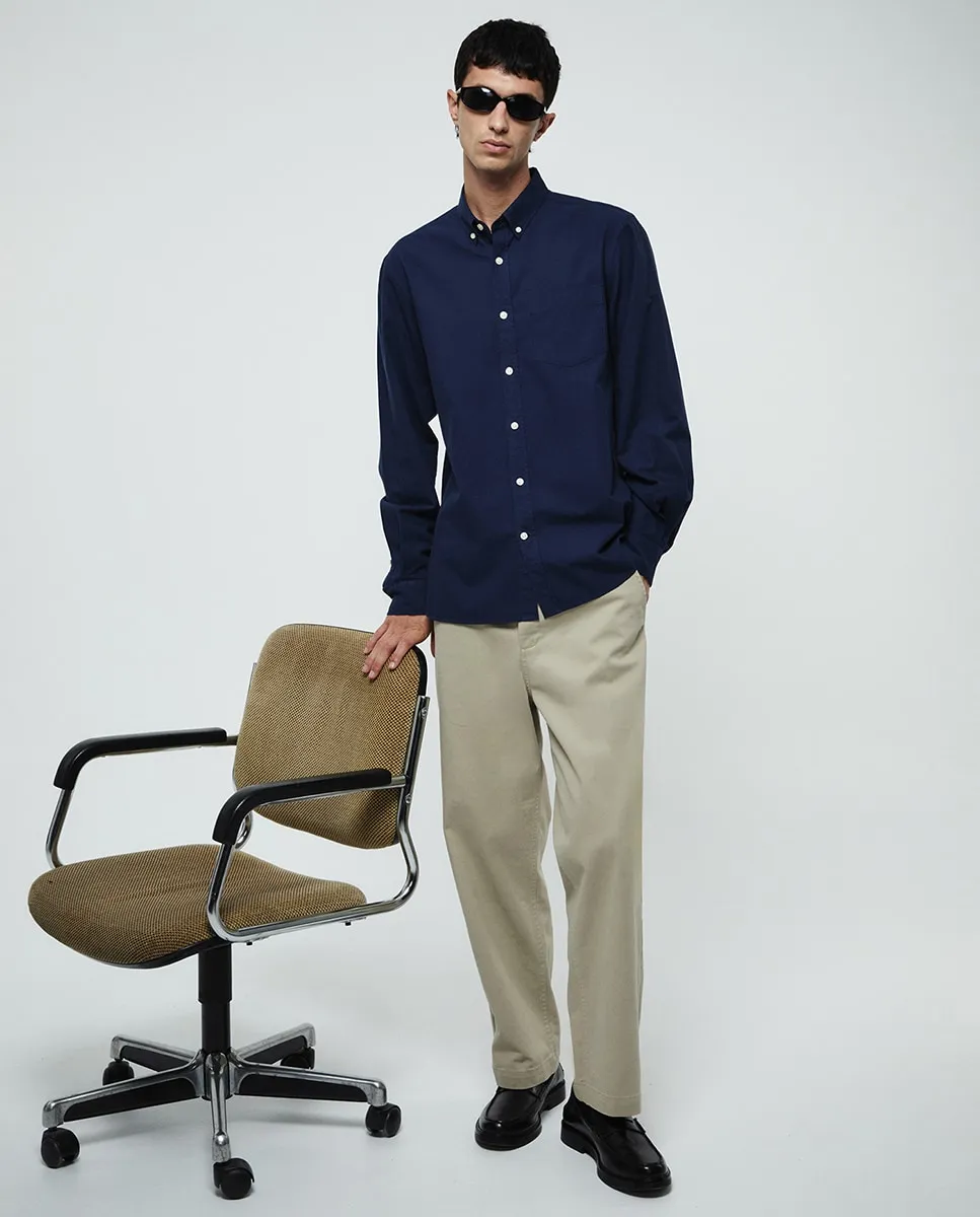 Обычная оксфордская рубашка Sfera, темно-синий
Обычная оксфордская рубашка Sfera, темно-синий