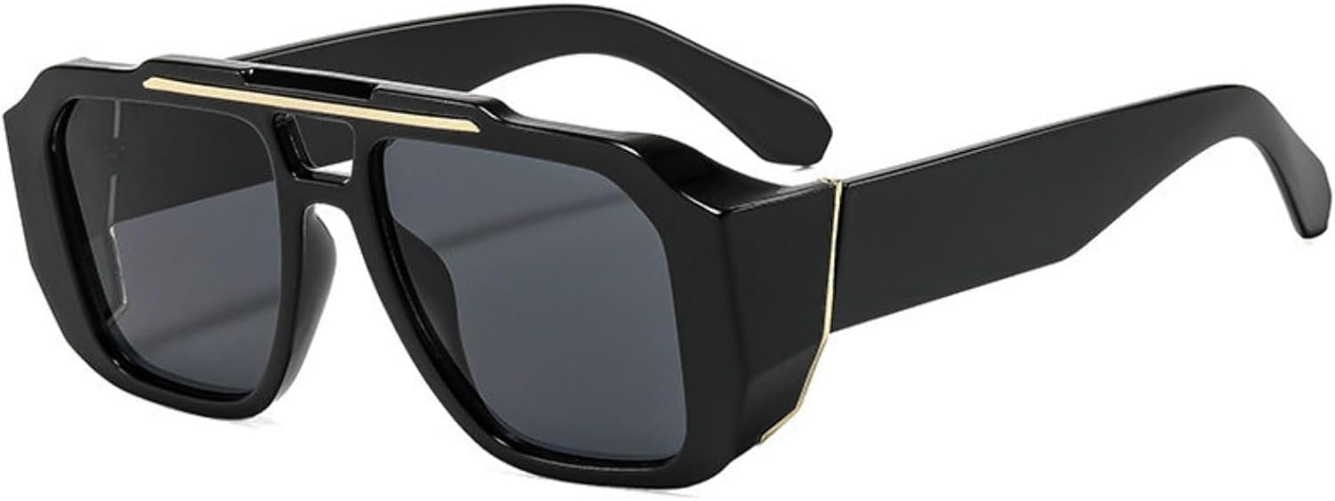 Солнцезащитные очки COTIA в стиле ретро, квадратные, для женщин и мужчин, с двойной перемычкой, модные, пилотные, с выразительным дизайном, увеличенного размера, стильные, Black
Солнцезащитные очки COTIA в стиле ретро, квадратные, для женщин и мужчин, с двойной перемычкой, модные, пилотные, с выразительным дизайном, увеличенного размера, стильные, Black