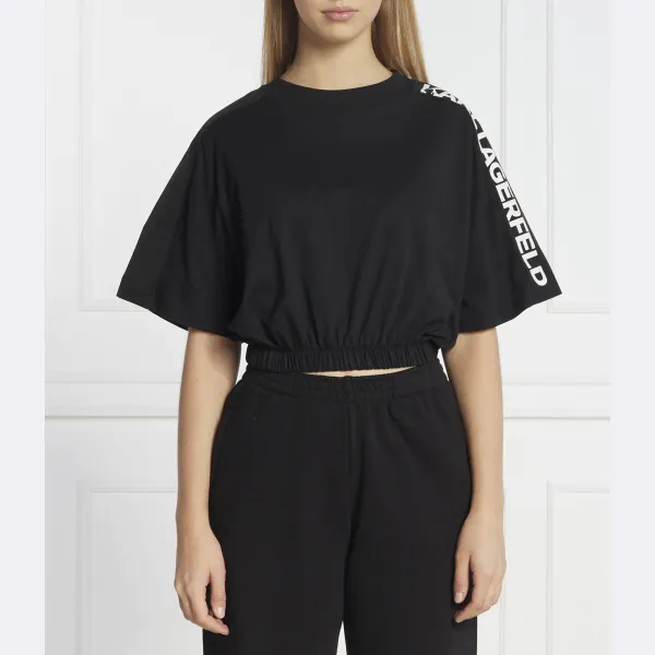 Футболка свободного кроя из нейлонового микса Karl Lagerfeld, черный
Футболка свободного кроя из нейлонового микса Karl Lagerfeld, черный