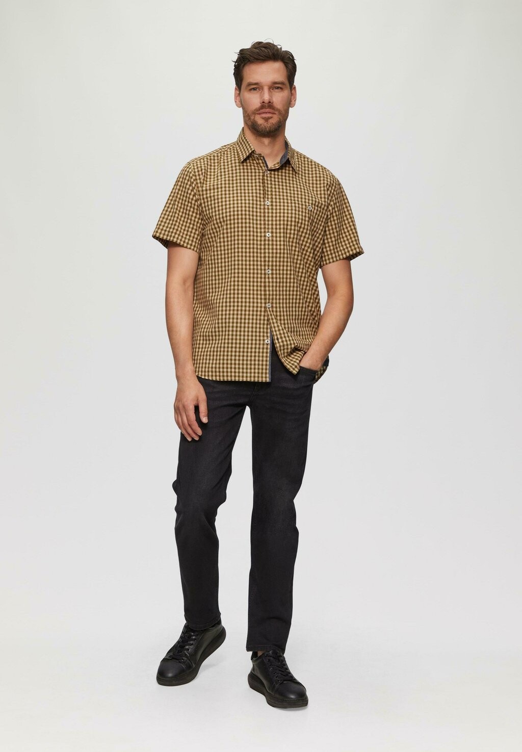 Рубашка KORTE MOUWEN s.Oliver, темно-зеленый
Рубашка KORTE MOUWEN s.Oliver, темно-зеленый