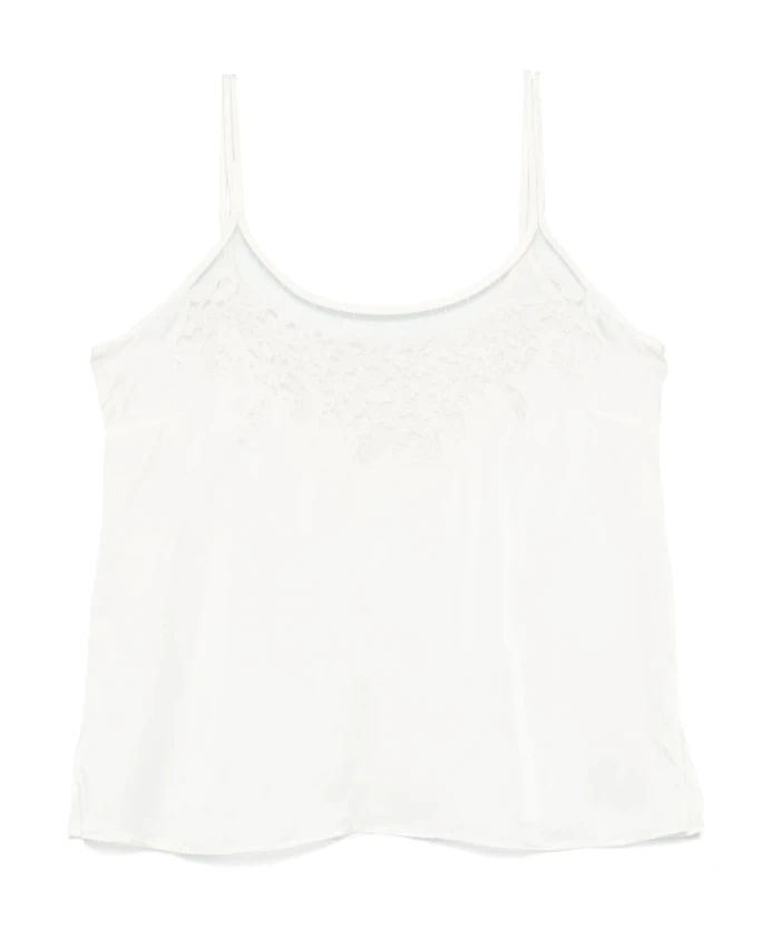 Белый топ SS25 Twinset, белый
Белый топ SS25 Twinset, белый