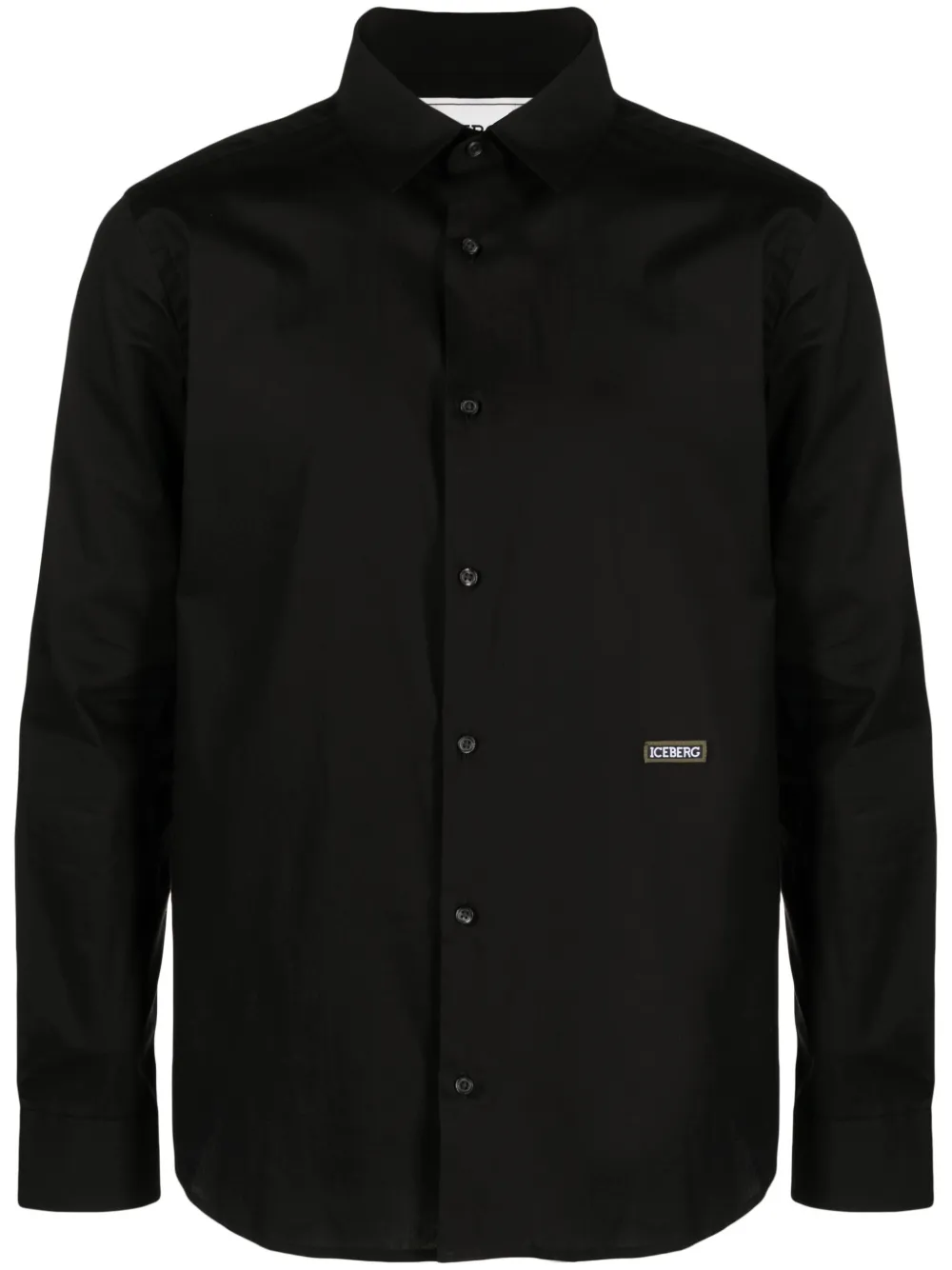 Рубашка с нашивкой-логотипом Iceberg, черный
Рубашка с нашивкой-логотипом Iceberg, черный