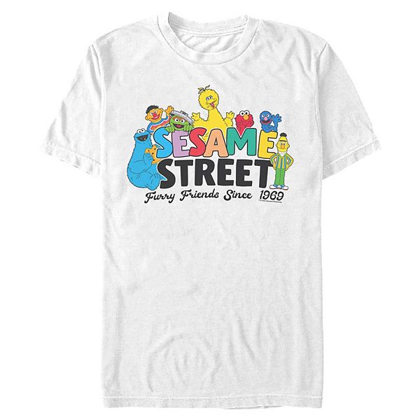 Футболка с принтом Sesame Street Furry Friends Since 1969 Licensed Character
Футболка с принтом Sesame Street Furry Friends Since 1969 Licensed Character