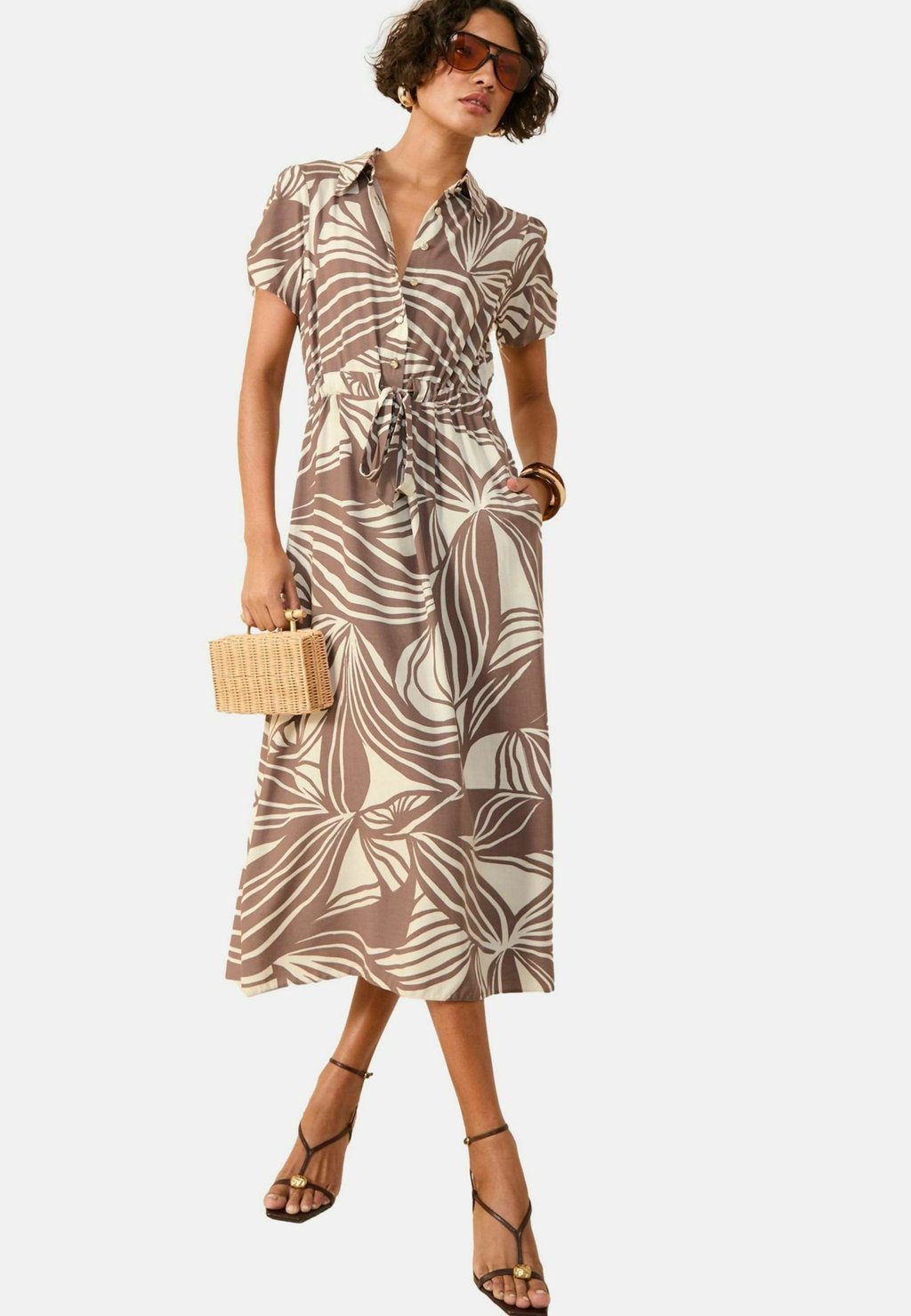 Платье-рубашка Friends Like These, коричневый
Платье-рубашка Friends Like These, коричневый