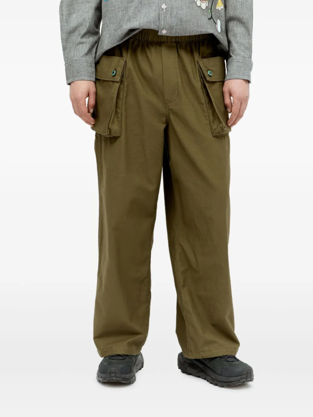 Широкие брюки Brain Dead, зеленый
Широкие брюки Brain Dead, зеленый