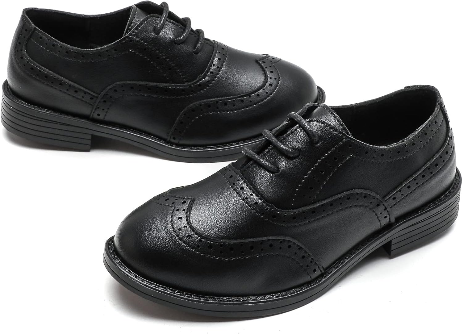 Классические кожаные оксфорды с крыльями и шнуровкой для мальчиков DADAWEN, удобные, для школьной формы, свадеб и церкви (для малышей, старших и младших детей), черный
Классические кожаные оксфорды с крыльями и шнуровкой для мальчиков DADAWEN, удобные, для школьной формы, свадеб и церкви (для малышей, старших и младших детей), черный