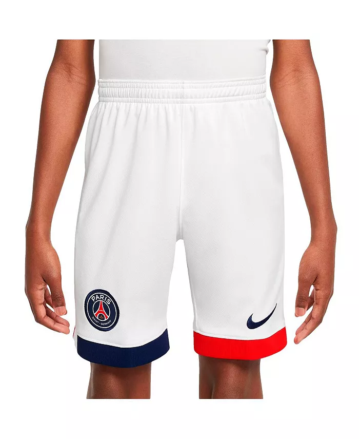 Белые стадионные шорты Paris Saint-Germain 2024/25 для мальчиков и девочек Nike
Белые стадионные шорты Paris Saint-Germain 2024/25 для мальчиков и девочек Nike