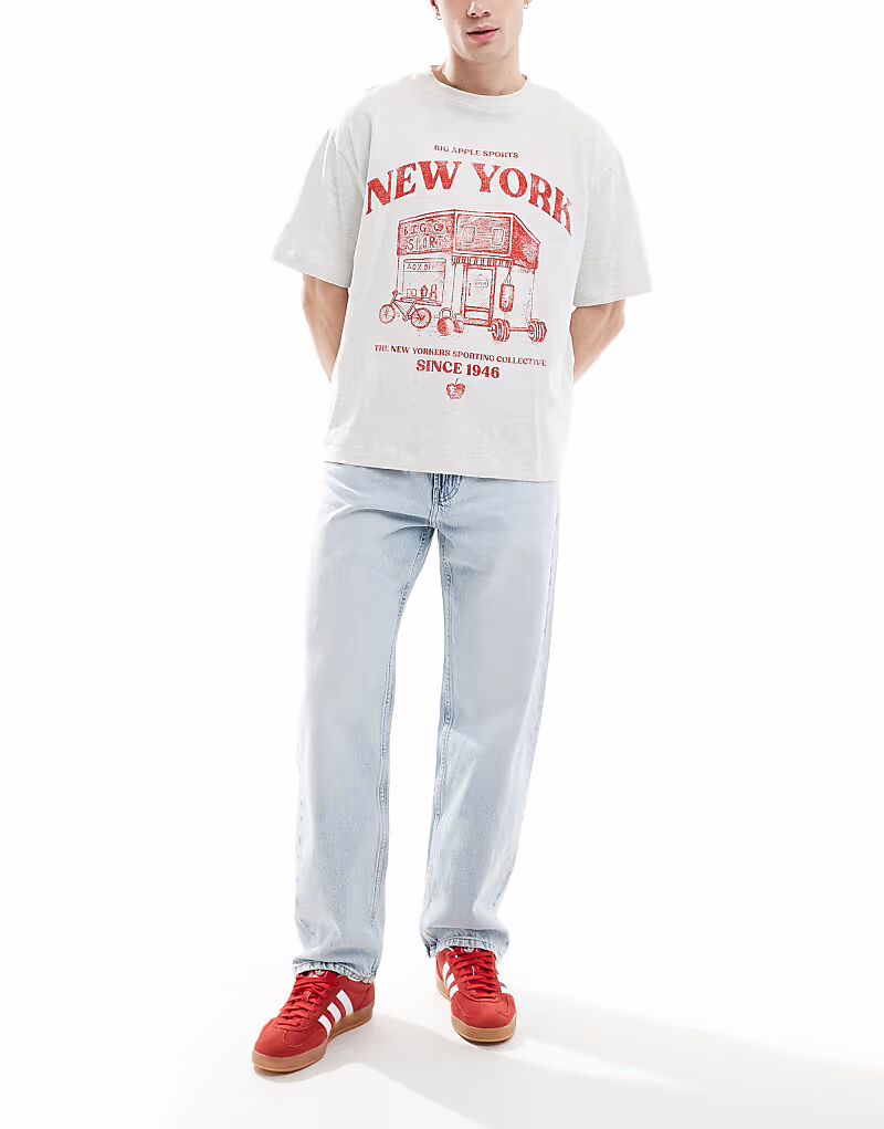 Прямые джинсы Bershka 90-х, светло-голубого цвета
Прямые джинсы Bershka 90-х, светло-голубого цвета