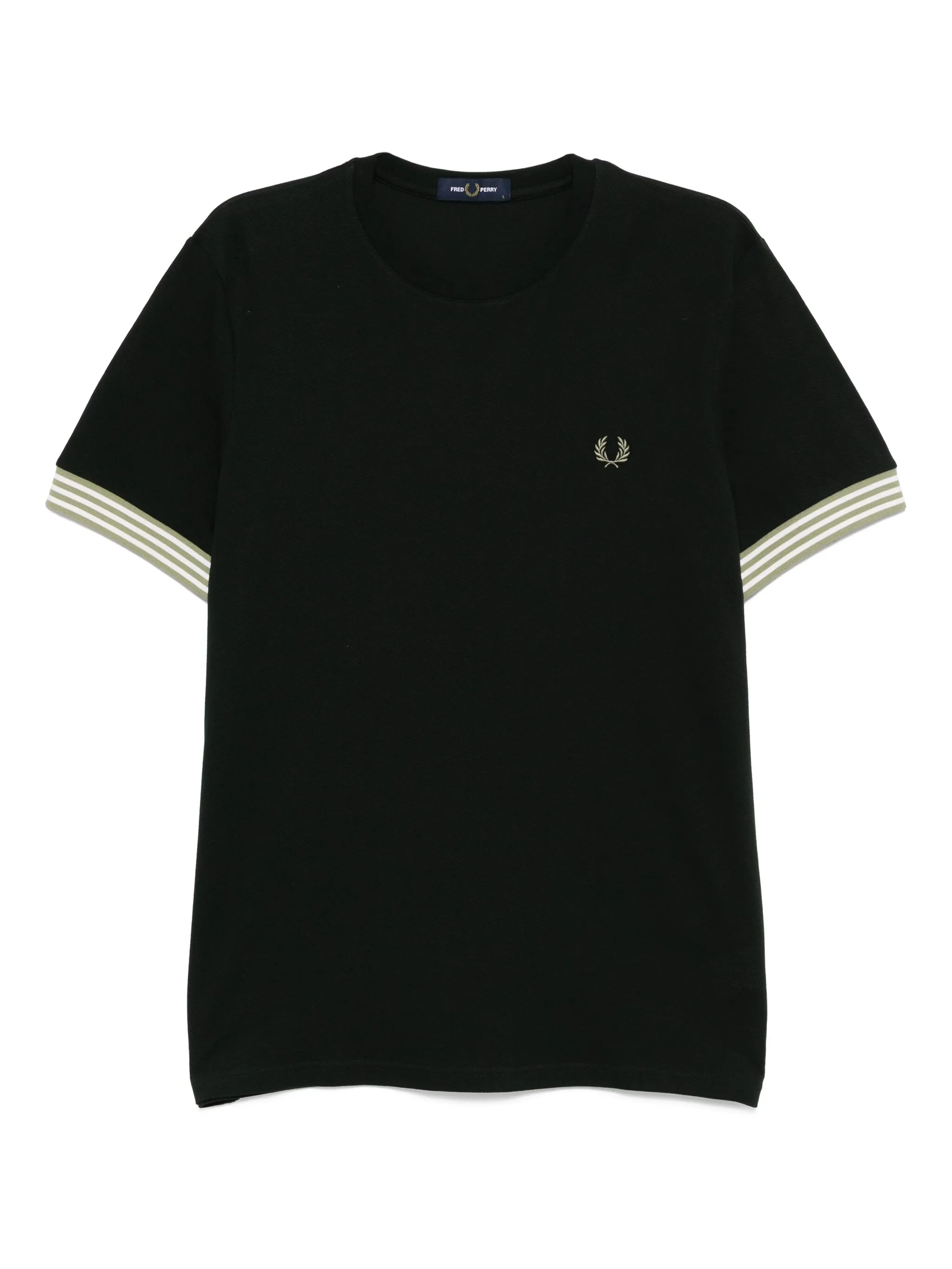 Футболка с манжетами в полоску Fred Perry, зеленый
Футболка с манжетами в полоску Fred Perry, зеленый