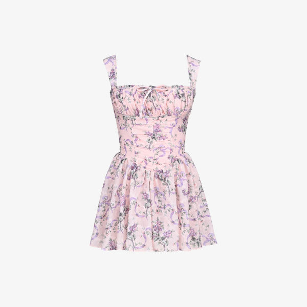 Платье мини House Of Cb Офелия из шифона с цветочным принтом, розовый
Платье мини House Of Cb Офелия из шифона с цветочным принтом, розовый