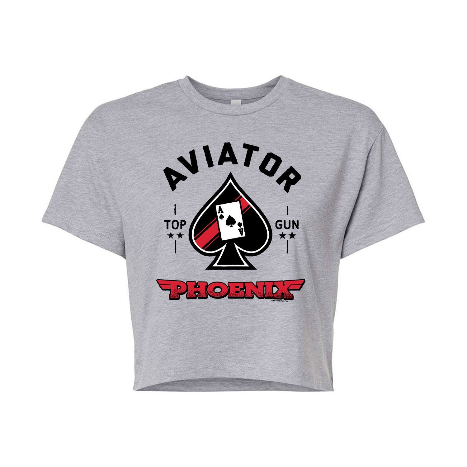 Укороченная футболка с рисунком для юниоров Top Gun "Aviator Phoenix" Licensed Character, серый
Укороченная футболка с рисунком для юниоров Top Gun "Aviator Phoenix" Licensed Character, серый