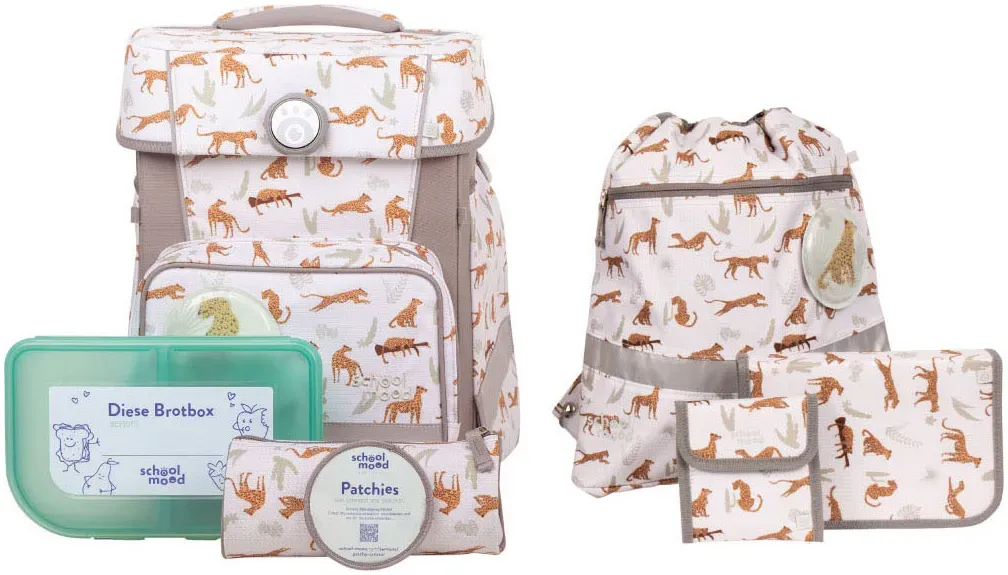 Школьная сумка SCHOOL-MOOD "Champion Maxx, Nordic Collection, Leopard", световозвращающие поверхности, из переработанного материала, цвет Leopard
Школьная сумка SCHOOL-MOOD "Champion Maxx, Nordic Collection, Leopard", световозвращающие поверхности, из переработанного материала, цвет Leopard