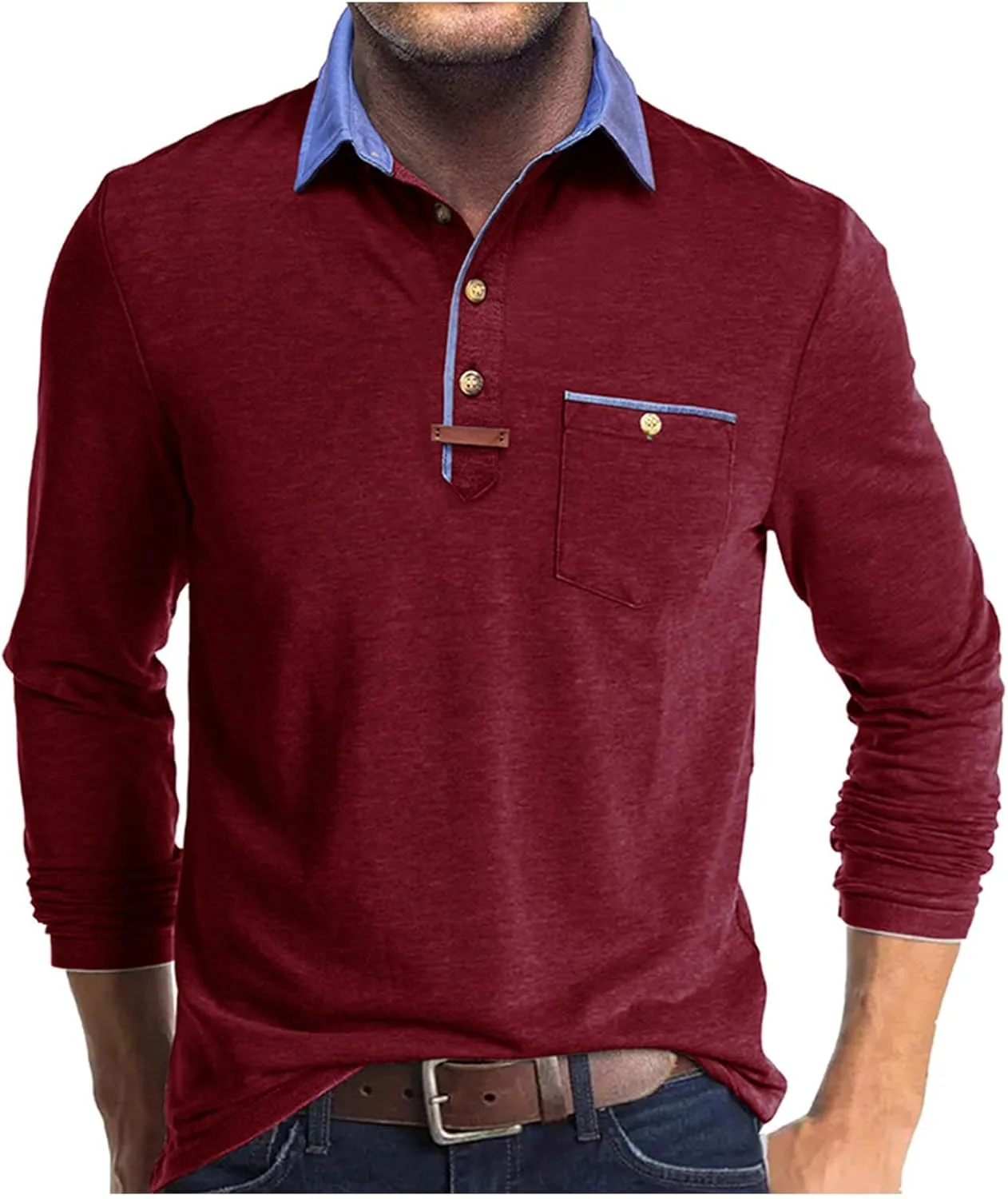 Мужская поло с длинным рукавом, slim fit, легкая Thatrich
Мужская поло с длинным рукавом, slim fit, легкая Thatrich