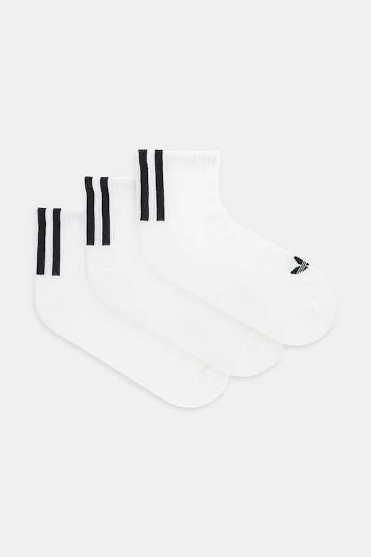Носки 3-Stripes комплект из 3 пар Adidas Originals, белый
Носки 3-Stripes комплект из 3 пар Adidas Originals, белый