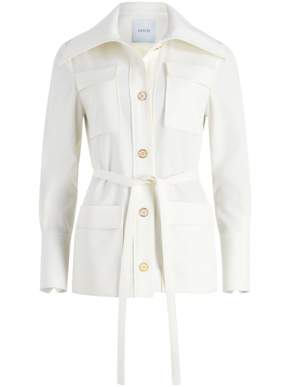 Пиджак Patou из твила на пуговицах, нейтральный
Пиджак Patou из твила на пуговицах, нейтральный