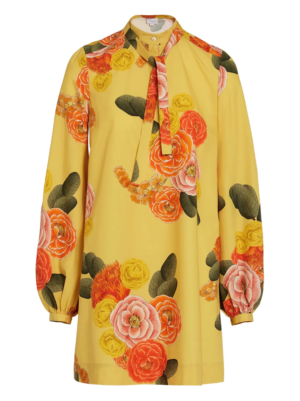 Платье с завязками и цветочным принтом Giambattista Valli, желтый
Платье с завязками и цветочным принтом Giambattista Valli, желтый