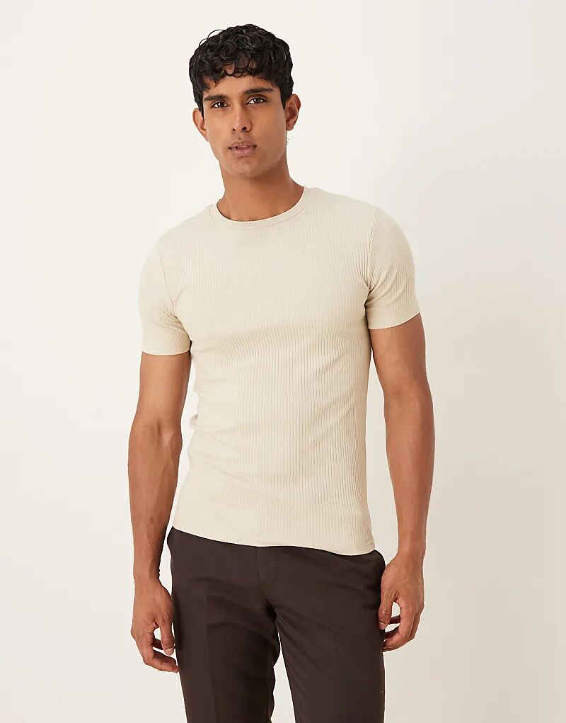 Футболка ASOS DESIGN суперплотная, облегающая, бежевого цвета, с отделкой в рубчик
Футболка ASOS DESIGN суперплотная, облегающая, бежевого цвета, с отделкой в рубчик