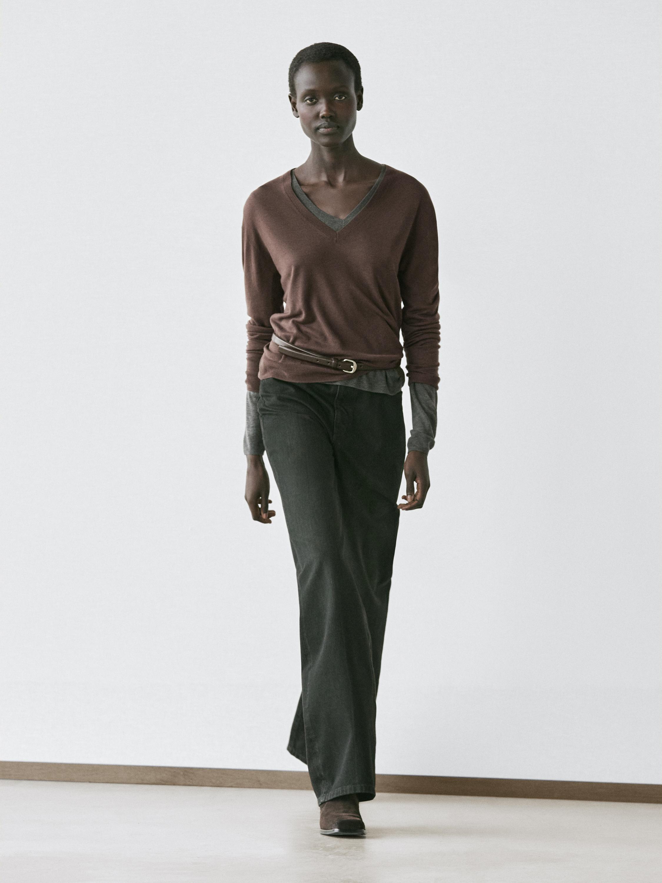 Джинсы прямого кроя Massimo Dutti, black
Джинсы прямого кроя Massimo Dutti, black