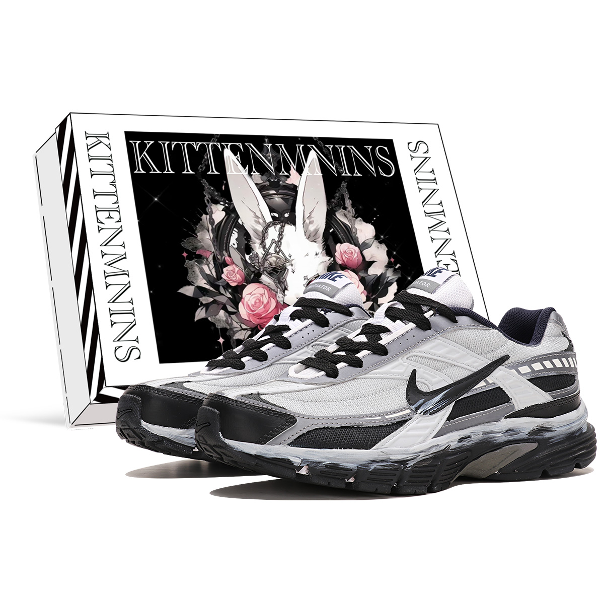 Инициатор амортизирующие низкие кроссовки мужские Nike, черный/белый
Инициатор амортизирующие низкие кроссовки мужские Nike, черный/белый